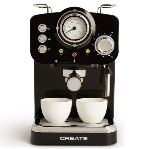 CREATE THERA RETRO Cafetera Express Café molido y monodosis ESE