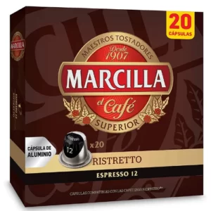 Marcilla Café Ristretto compatible con máquinas Nespresso 200 unidades