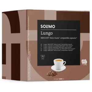 Solimo café Lungo compatibles con NESCAFÉ DOLCE GUSTO 96 unidades