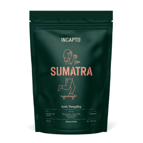 Café en grano de Sumatra